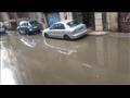 مياه الأمطار تغرق شوارع الإسكندرية 