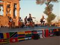 فرقة افريقية تقدم عروضها فى افتتاح مهرجان الأفروصينى بأسوان
