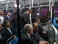 5 وزراء يستقلون أول أتوبيس كهربائي في مصر