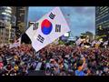 مظاهرة حاشدة في كوريا الجنوبية - أرشيفية