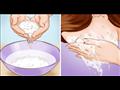 غسل الوجه بماء الأرز