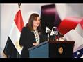 وزيرة التخطيط خلال مشاركتها بمنتدى ''مستقبل الرخاء المصري الأمريكي''