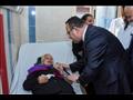 محافظ الإسكندرية يزور مصابي رحلة دير مارمينا بمستشفى العامرية 