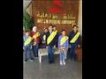 طلاب مدارس في زيارة لمكتبة مصر العامة بالمنيا
