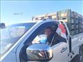 سائقون يحملون أعلام مصر أثناء عبور أنفاق بورسعيد