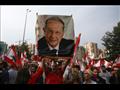 لبنانيون مؤيدون للرئيس ميشال عون في تظاهرة في بيرو