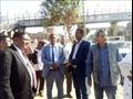 لجنة من جامعة أسوان تتفقد كوبرى المحطة بكوم امبو