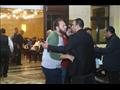 محمد علي رزق في عزاء والد أكرم حسني