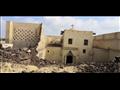 موقع انهيار سور كنيسة دير أبوفانا