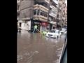 الأمطار تغرق شارع أبو قير في الإسكندرية