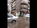 الأمطار تغرق شارع أبو قير في الإسكندرية