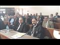 محامون خلال جلسة التقاضي بمحكمة جنايات كفر الشيخ
