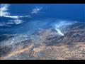 صورة من الفضاء لحريق كاليفورنيا
