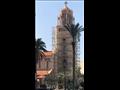 أعمال ترميم كنيسة الكاتدرال في بورسعيد