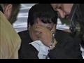 شعبان عبد الرحيم يبكي في عزاء زوجته