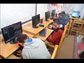 طلاب مركز نور البصيرة يؤدون الامتحانات إلكترونيا في جامعة سوهاج