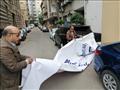 حملة لإزالة اللافتات الاعلانية المخالفة في الإسكندرية