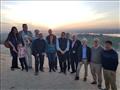 وزيرا السياحة والآثار يصطحبان سفراء الدول الأجنبية في جولة داخل تل العمارنة (15)