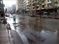 جانب من سقوط الأمطار في كفرالشيخ