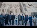 ختام زيارة السفراء الأفارقة بمدينة أبوسمبل لمتابعة ظاهرة تعامد الشمس  (4)