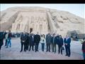 ختام زيارة السفراء الأفارقة بمدينة أبوسمبل لمتابعة ظاهرة تعامد الشمس  (7)