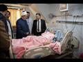 شيخ الأزهر يزور مصابي تفجير الدرب الأحمر الإرهابي  بمستشفى الحسين 3