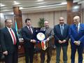 رئيس جامعة طنطا يستقبل وزير الشباب