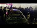 تفحم سيارة داخل نفق الثورة (16)