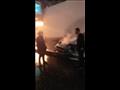 تفحم سيارة داخل نفق الثورة (30)