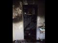 آثار الحريق في أرجاء الشقة (4)