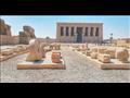 آثار قنا تنتهي من أعمال المتحف المفتوح بمعبد دندرة  (2)