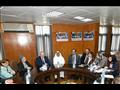 اجتماع رئيس جامعة القاهرة بمديري مستشفى أبوالريش (2)