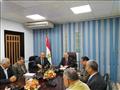 وزير الكهرباء مع رئيس وقيادات مصر العليا