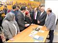 رئيس جامعة المنصورة خلال افتتاح معرض العلوم المصري (4)