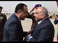 الدكتور مصطفى مدبولي يستقبل نظيره العراقى بمطار القاهرة (1)