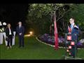وزيرة الاستثمار ووزير الخارجية السويسري خلال احتفالية بسفارة سويسرا في القاهرة (3)