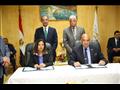 وزير الاتصالات خلال زيارته لجنوب سيناء وتوقيع اتفاقية مع المحافظة (2)