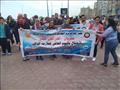 أطفال متلازمة داون يحتفلون بيومهم العالمي بمسيرة على كورنيش الإسكندرية (5)