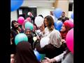 ريهام حجاج في زيارتها لمستشفى بهية (2)