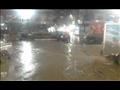 مياه الامطار تنتشر بالشوارع