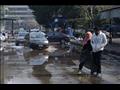 سقوط الأمطار على شوارع القاهرة