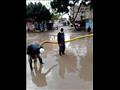 أعمال شفط مياه الأمطار من الشوارع والميادين (5)