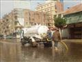 أعمال شفط مياه الأمطار من الشوارع والميادين (9)