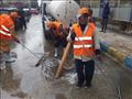 سحب مياه الأمطار من الشوارع في الإسماعيلية (4)