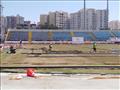 أعمال تطوير ستاد الإسكندرية قبل بطولة كأس أمم إفريقيا (13)