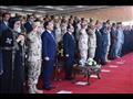 الرئيس السيسي بقاعدة محمد نجيب العسكرية