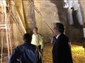 وزير الآثار يتفقد تمثال رمسيس الثاني بواجهة معبد الأقصر (8)
