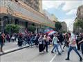 مسيرة داعمة للتعديلات الدستورية أمام وزارة التعليم العالي (3)