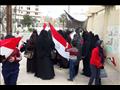 سيدات حزب النور يشاركن في الاستفتاء على تعديلات الدستور بالإسكندرية (7)