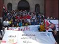 وقفة لتأييد الإستفتاء على الدستور بجامعة الإسكندرية (1)